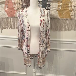 Bohemian Multicolor Kimono Cardigan